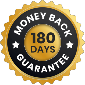 180 days moey back guarantee